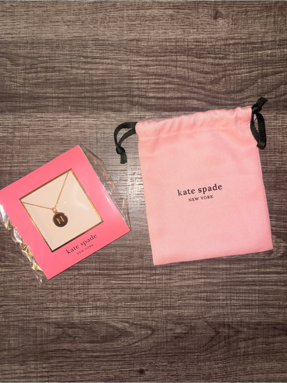 Kate Spade Gold Pendant “N”
